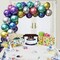 Metallic Chrome Latex Balloons, 100 Pack 12 inch Assorted Balloons Colorful Party Balloons for Birthday Baby Shower Wedding Decorations